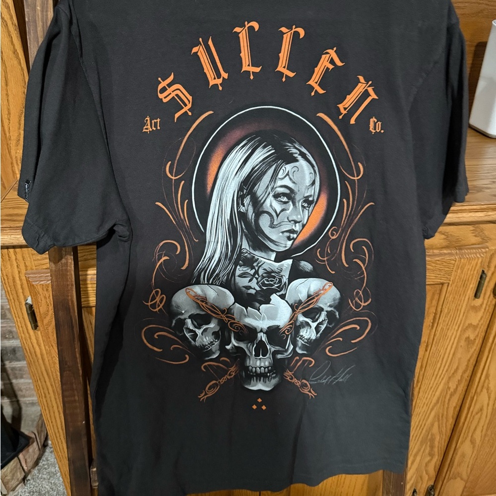 Sullen Co. Black and Orange Graphic Tee